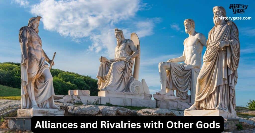 Alliances and Rivalries with Other Gods